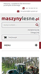 Mobile Screenshot of maszynylesne.pl