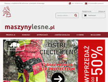 Tablet Screenshot of maszynylesne.pl